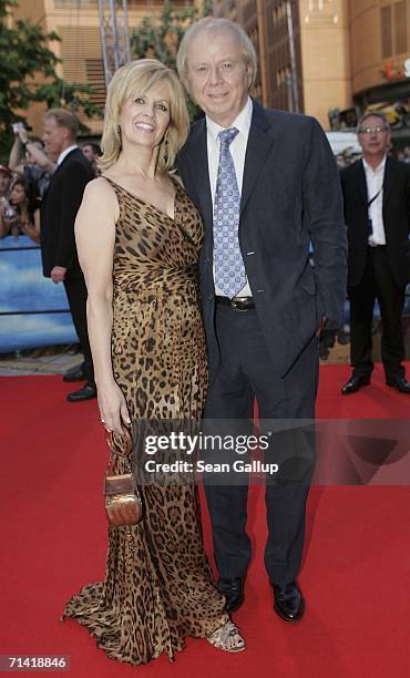 Director Wolfgang Petersen and his wife Maria arrive for the German premiere of "Poseidon" July 11, 2006 at the Berlinale Palast in Berlin, Germany.