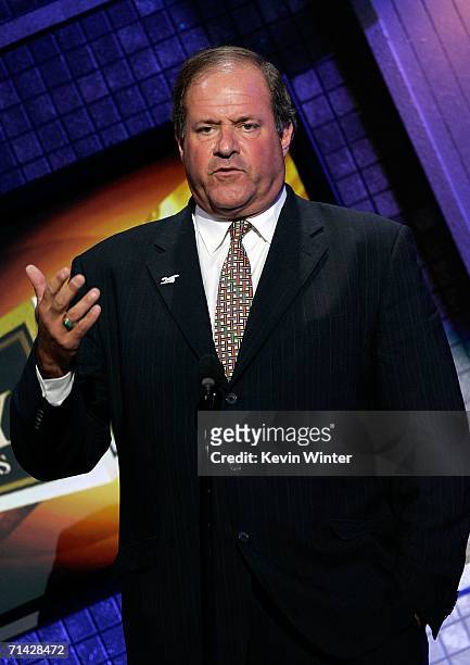 Personality Chris Berman onstage at the 2006 ESPY Awards at the Kodak Theatre on July 12, 2006 in Hollywood, California.