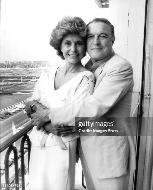 Gene Kelly and Cyd Charisse circa 1982 in Cannes, France.
