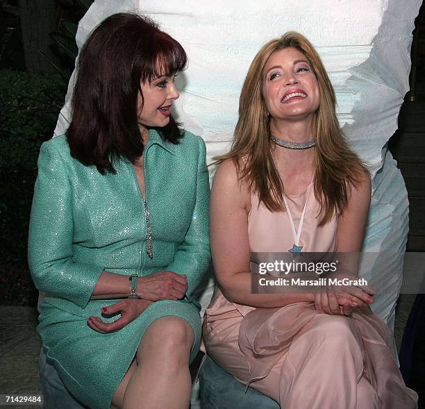 Actors Naomi Judd and Crystal Bernard attends the Hallmark Channel 2006 summer TCA party at the Ritz Carlton on July 12, 2006 in Pasadena,California.