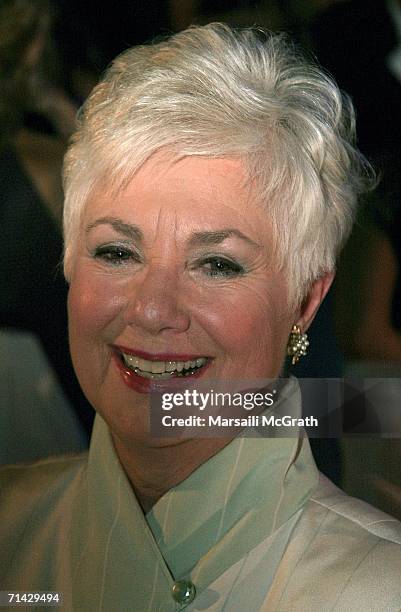 Actress Shirley Jones attends the Hallmark Channel 2006 summer TCA party at the Ritz Carlton on July 12, 2006 in Pasadena,California.