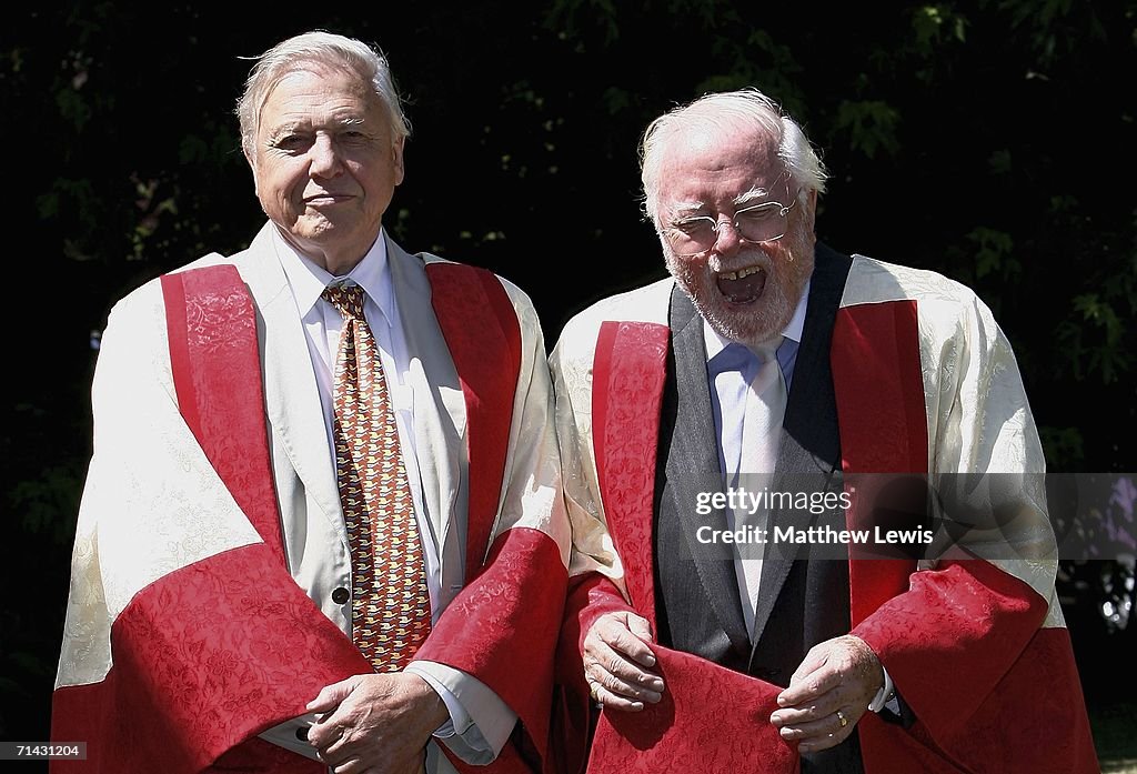 Attenborough Brothers Awarded Honorary Degree At Leicester University