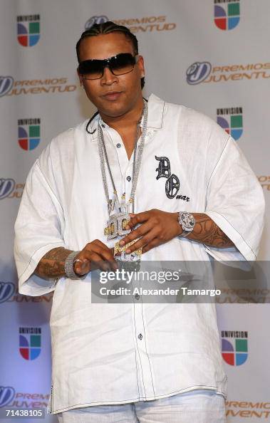 Okmarr Rapper Rapper Don Omar poses in the press room at the 3rd Annual Premios ...