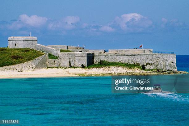 front view of fort st catherinenr., st georges, bermuda - st george stock pictures, royalty-free photos & images