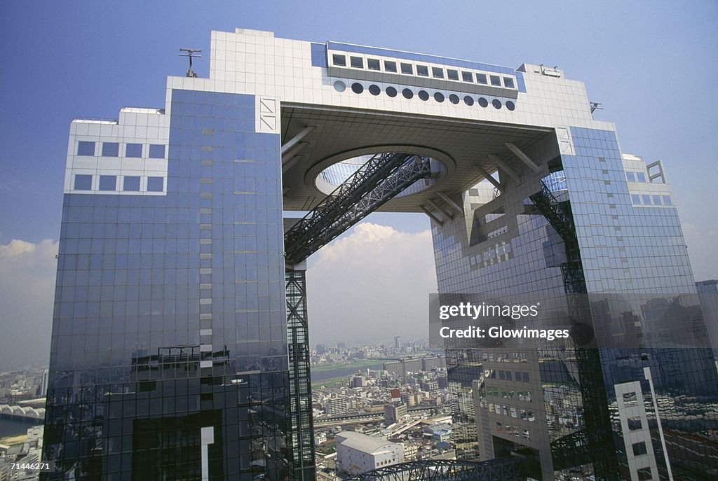 High section view of a building, Umeda Sky Building, Osaka, Japan