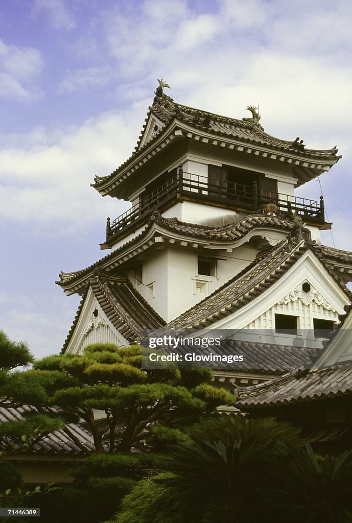 Low angle view of a castle, Kochi Castle, Shikoku, Japan