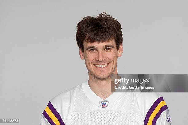 Chris Kluwe of the Minnesota Vikings poses for his 2006 NFL headshot at photo day in Minneapolis, Minnesota.
