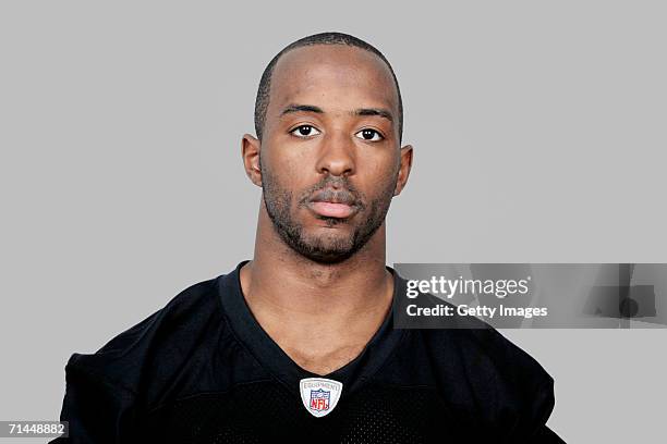 Kevin McMahan of the Oakland Raiders poses for his 2006 NFL headshot at photo day in Oakland, California.