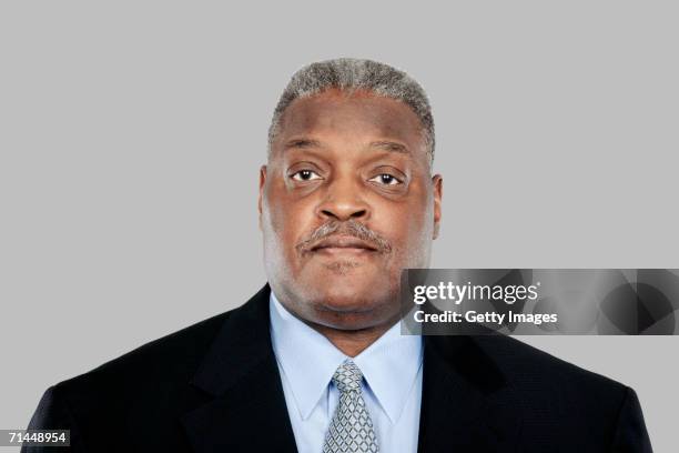 Art Shell of the Oakland Raiders poses for his 2006 NFL headshot at photo day in Oakland, California.