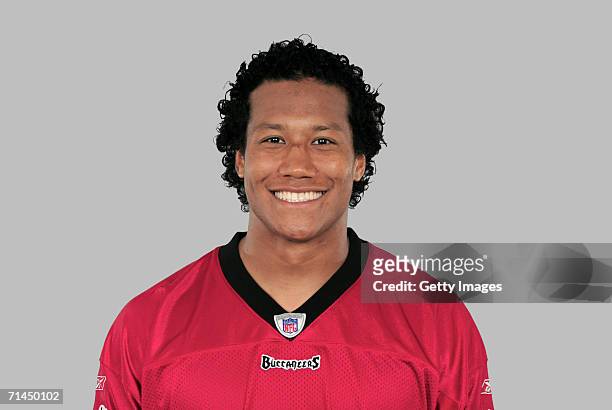 Wesly Mallard of the Tampa Bay Buccaneers poses for his 2006 NFL headshot at photo day in Tampa, Florida.