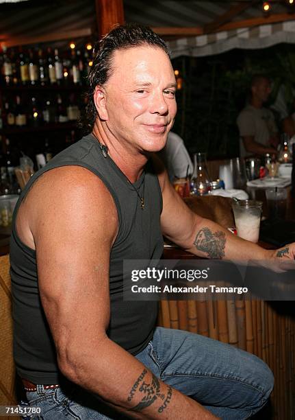 Mickey Rourke Miami Raleigh Hotel Miami Photos and Premium High Res Pictures - Getty Images