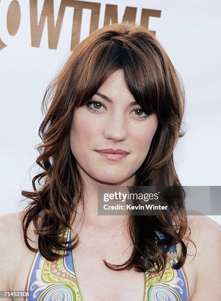 Actress Jennifer Carpenter arrives at Showtime's 30th Anniversary and Summer 2006 TCA party at a private residence on July 14, 2006 in Pasadena,...