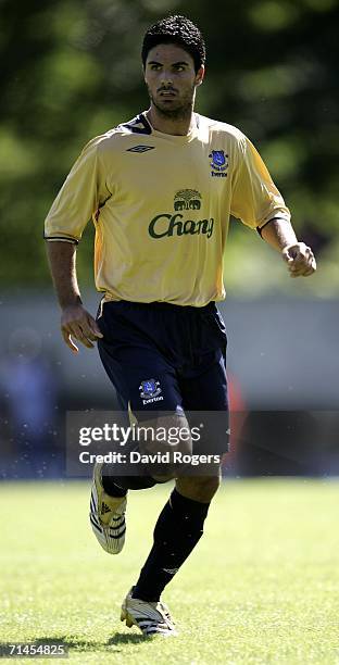 Mikel Arteta of Everton pictured during the pre-season friendly match between Bury and Everton at Gigg Lane on July15, 2006 in Bury, United Kingdom.