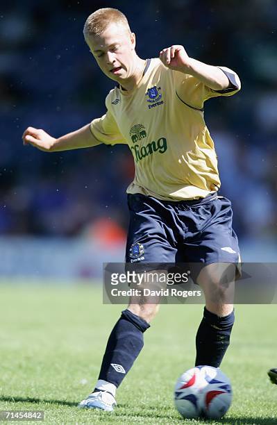 Scott Phelan of Everton pictured during the pre-season friendly match between Bury and Everton at Gigg Lane on July15, 2006 in Bury, United Kingdom.