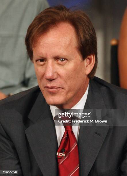 Actor James Woods of the television show "Shark" attends the 2006 Summer Television Critics Association Press Tour for the CBS Network at the...