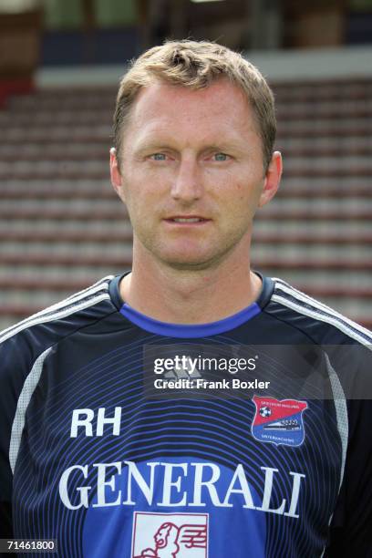 Ralph Hasenhuettl during the 2nd Bundesliga Team Presentation of SpVgg Unterhaching at Generali Sportpark on July 13, 2005 in Unterhaching, Germany.