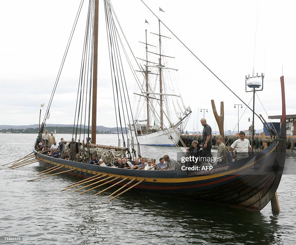 A replica of a viking ship, Danish "Havh