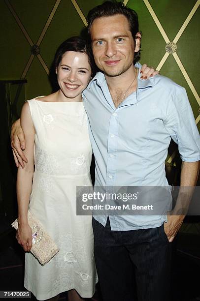 Ellaine Cassidy and Shephen Lord attend the 30th birthday of Anna Friel at the Pigalle Club in Picadilly on July 14, 2006 in London, England.