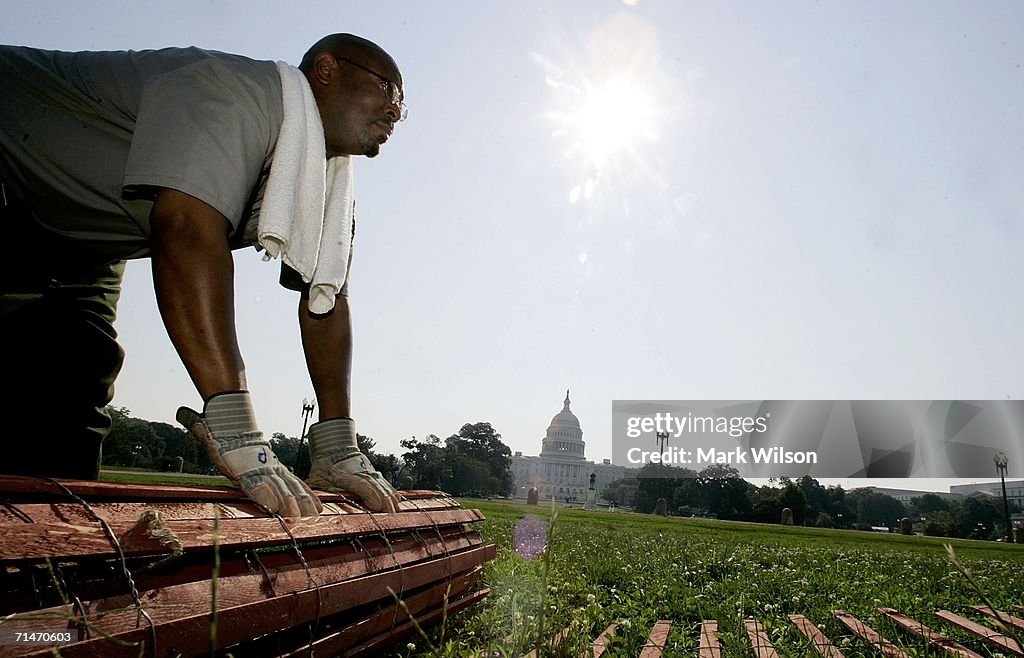 U.S. Temperatures Hit Upper 90s