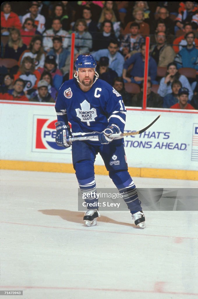 Wendel Clark Of The Maple Leafs