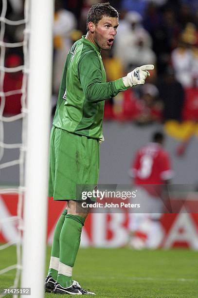 Ben Foster of Manchester United in action during the match against Kaizer Chiefs as part of their pre-season tour of South Africa at the Newlands...