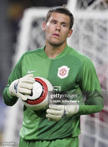 Ben Foster of Manchester United in action during the match against Kaizer Chiefs as part of their pre-season tour of South Africa at the Newlands...