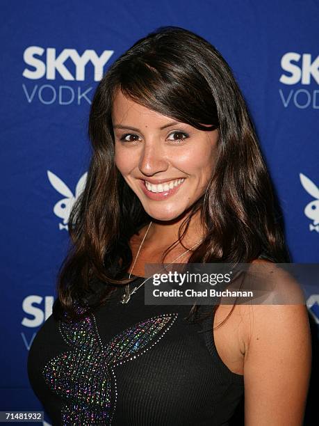 Playmate Penelope Jimenez attends the Playboy and Skyy Vodka Party on July 18, 2006 in Los Angeles, California.