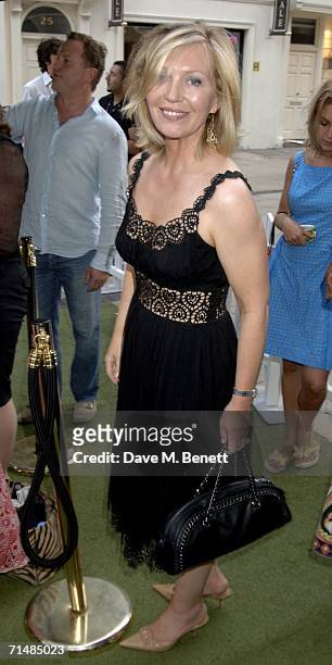 Kirsty Young attends the book launch of 'Fashion Babylon' written by Imogen Edwards-Jones, at 43 South Molton on July 19, 2006 London, England.
