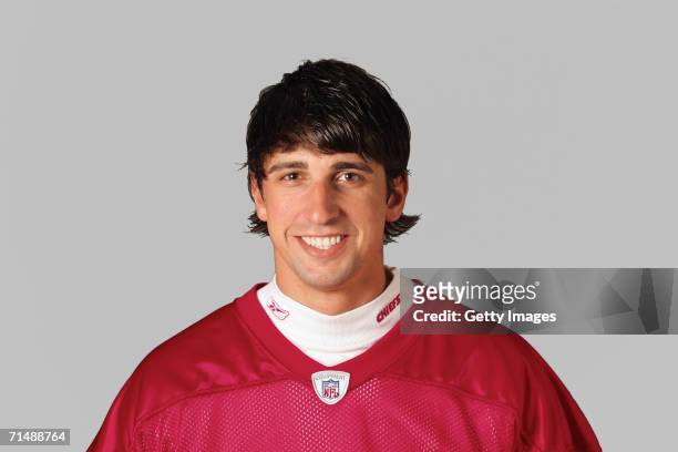 Brodie Croyle of the Kansas City Chiefs poses for his 2006 NFL headshot at photo day in Kansas City, Missouri.