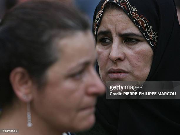 Woman cries during a demonstration calling for peace in the Middle East at Puerta del Sol in Madrid, 20 July 2006. Participants in the anti-war march...