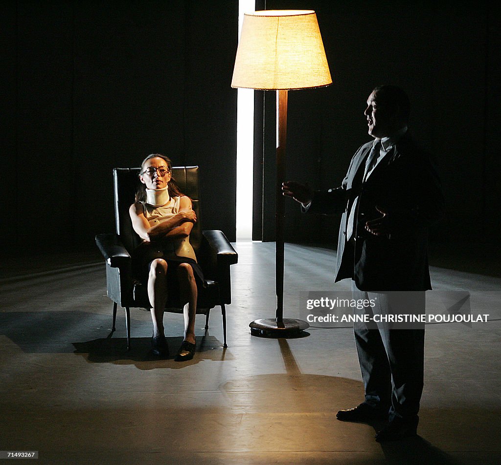 Saadia Bentaieb (L) and Eric Forterre re