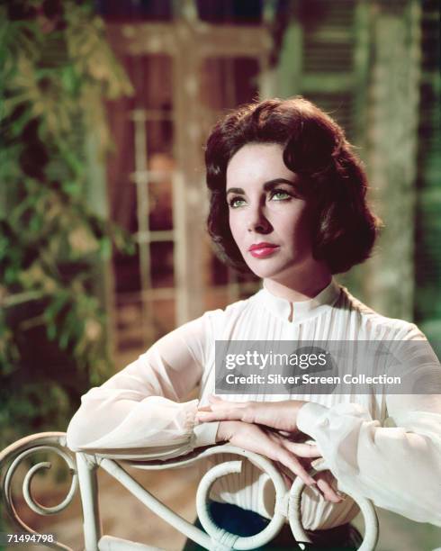 British-born actress Elizabeth Taylor as Catherine Holly in 'Suddenly, Last Summer', directed by Joseph L. Mankiewicz, 1959.