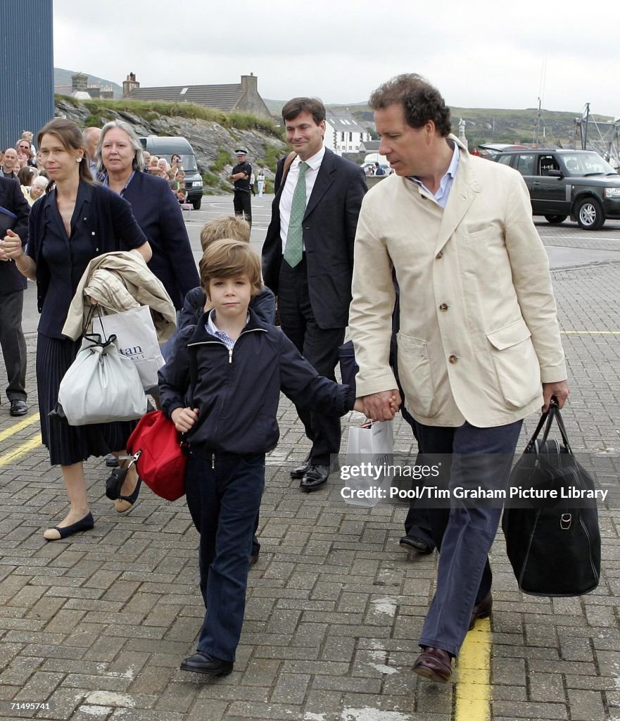 Royals Board the Hebridean Princess