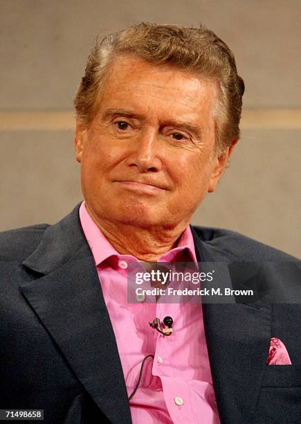 Host Regis Philbin of the show "America's Got Talent" attends the 2006 Summer Television Critics Association Press Tour for the NBC Network at the...