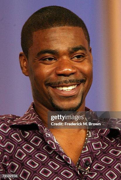 Actor Tracy Morgan from the series "30 Rock" attends the 2006 Summer Television Critics Association Press Tour for the The NBC Network at the...