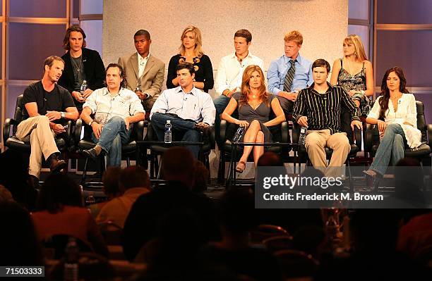 The Cast and Crew of "Friday Night Lights" attend the 2006 Summer Television Critics Association Press Tour for the The NBC Network at the...
