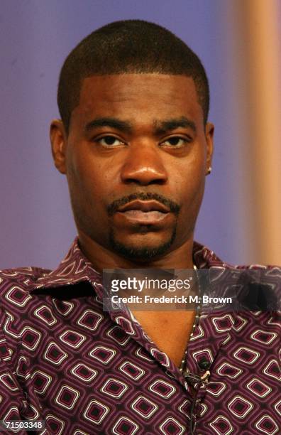 Actor Tracy Morgan from the series "30 Rock" attends the 2006 Summer Television Critics Association Press Tour for the The NBC Network at the...