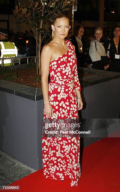 Actress Kate Hudson attends the Australian premiere of "You, Me and Dupree" at Greater Union Westfield, Parramatta July 23, 2006 in Sydney, Australia.