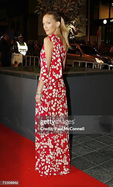 Actress Kate Hudson attends the Australian premiere of "You, Me and Dupree" at Greater Union Westfield, Parramatta July 23, 2006 in Sydney, Australia.