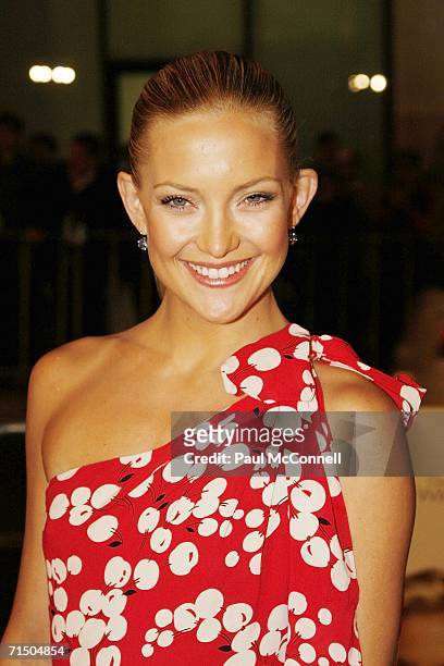 Actress Kate Hudson arrives at the Australian premiere of "You, Me and Dupree" at Greater Union Westfield, Parramatta July 23, 2006 in Sydney,...