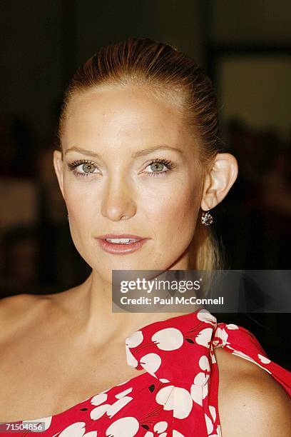 Actress Kate Hudson attends the Australian premiere of "You, Me and Dupree" at Greater Union Westfield, Parramatta July 23, 2006 in Sydney, Australia.