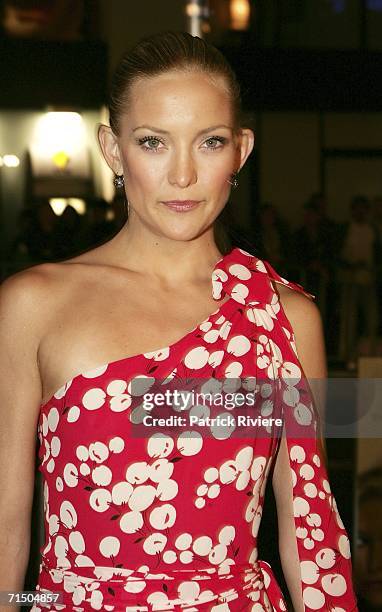 Actress Kate Hudson attends the Australian premiere of "You, Me and Dupree" at Greater Union Westfield, Parramatta July 23, 2006 in Sydney, Australia.