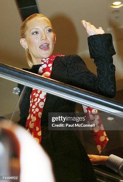 Actress Kate Hudson attends the Australian premiere of "You, Me and Dupree" at Greater Union Westfield, Parramatta July 23, 2006 in Sydney, Australia.