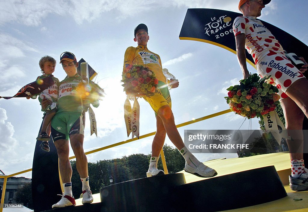 Yellow jersey USA's Floyd Landis (Phonak