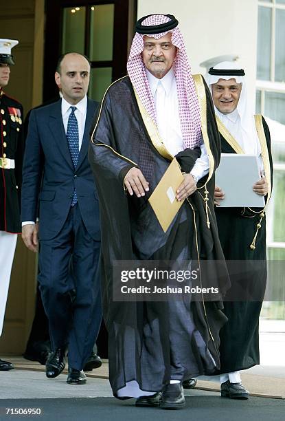 Senior Foreign Minister Prince Saud al-Faisal , Saudi Ambassador to the U.S. Prince Turki al-Faisal and Crown Prince Abdullah's Foreign Affairs...