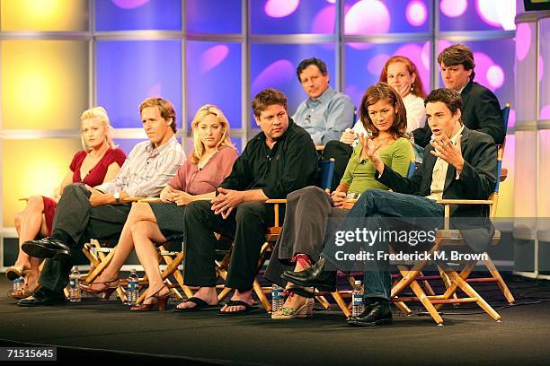 Executive Producer Tom Werner, Executive Producer/Writer Jackie Filgo, Executive Producer/Writer Jeff Filgo, actress Brooke D'Orsay, actor Nat Faxon,...