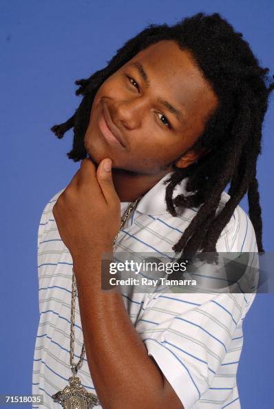 Pretty Ricky Comedian Pretty Ricky member Slick 'Em poses for photos at Pretty Ricky's ...