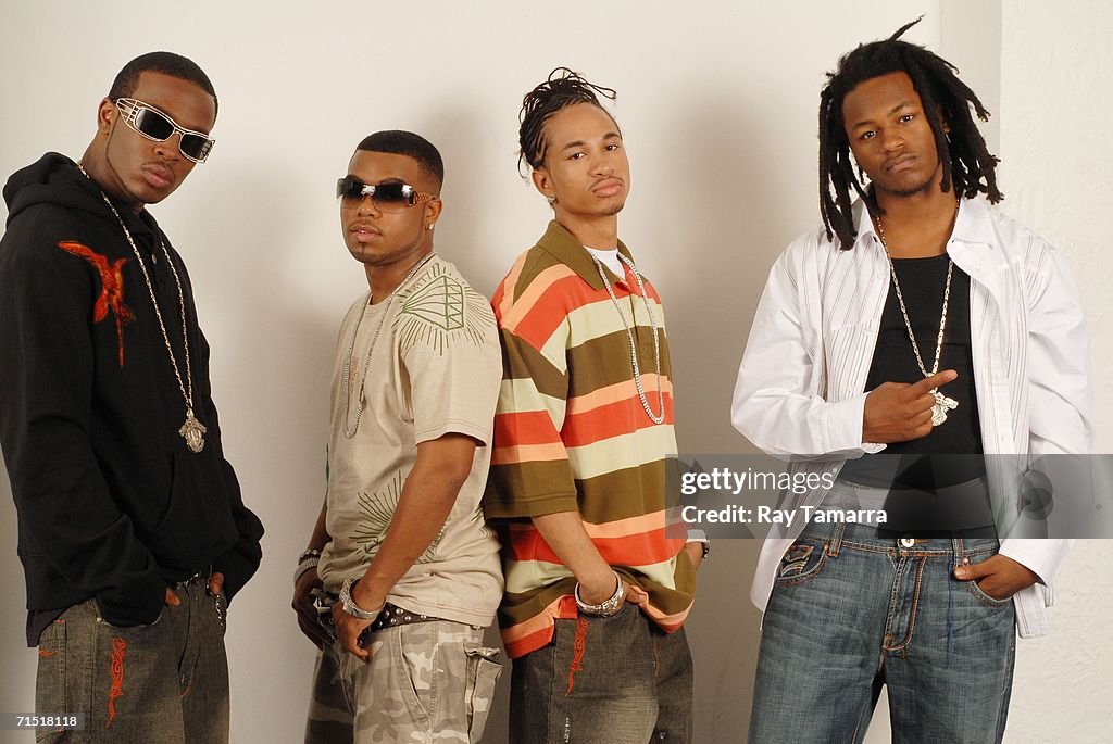 Pretty Ricky members Pleasure, Baby Blue, Specacular, and Slick 'Em