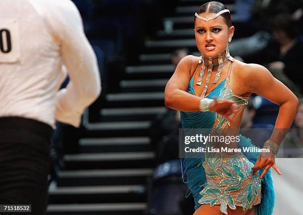 Michael Hemera and Lauren McFarlane compete in the 2006 FATD National Capital Dancesport Championships June 25, 2006 in Canberra, Australia....