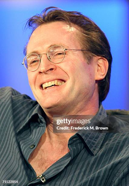 Filmmaker Stephen Ives from "American Experience: New Orleans" speaks onstage during the 2006 Summer Television Critics Association Press Tour for...